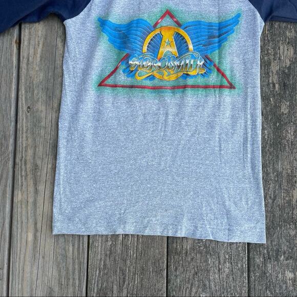 Aerosmith 80s Concert Band Rock Hard Place T Shirt - Picture 7 of 11